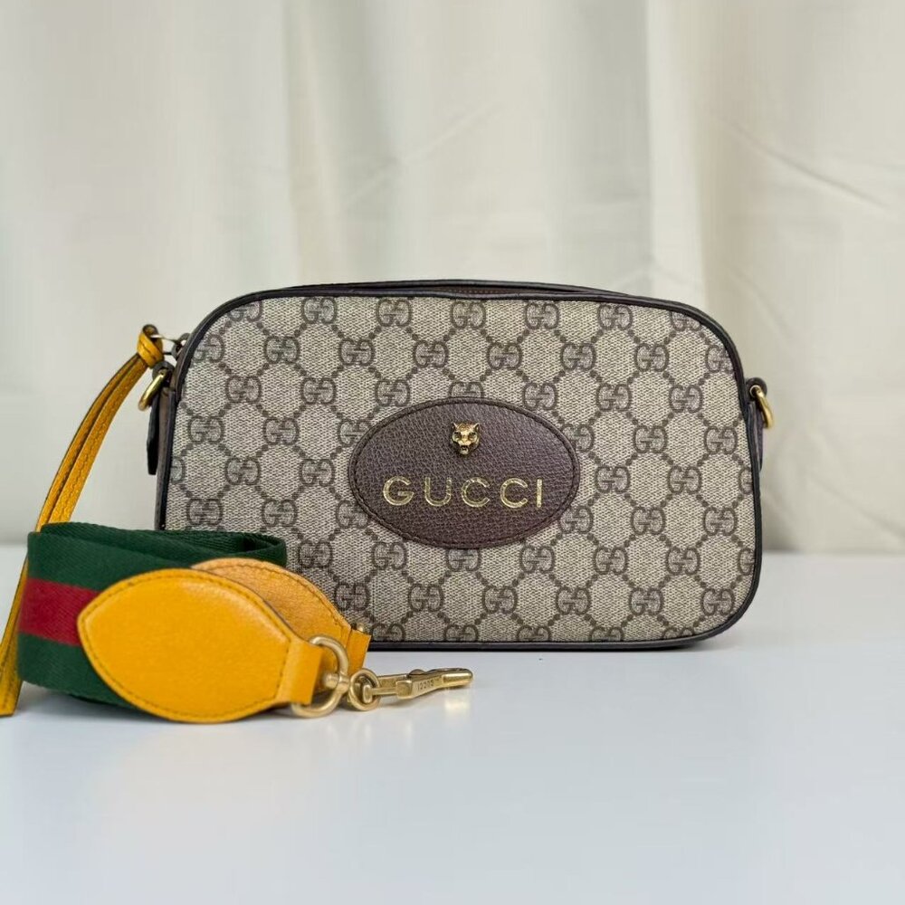 Gucci GG Logo Supreme Vintage Neo Shoulder Bag Crossbody